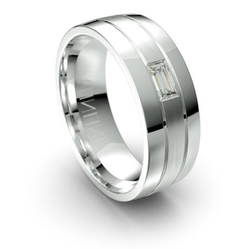 Men's 1 carat diamond deals wedding bands