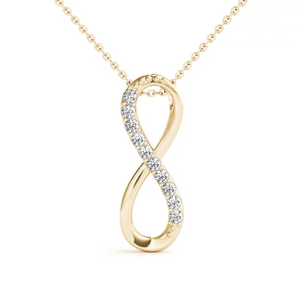 Aurora Infinity Lab Diamond Pendant & Chain