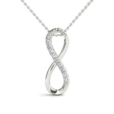 Aurora Infinity Lab Diamond Pendant & Chain