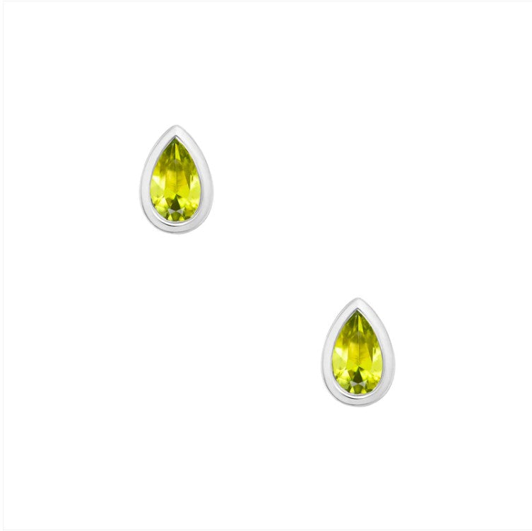 Adelia Pear Sapphire Earrings