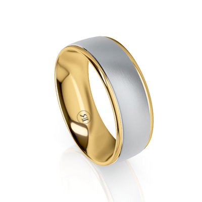 The Ashton Platinum & Gold Wedding Ring
