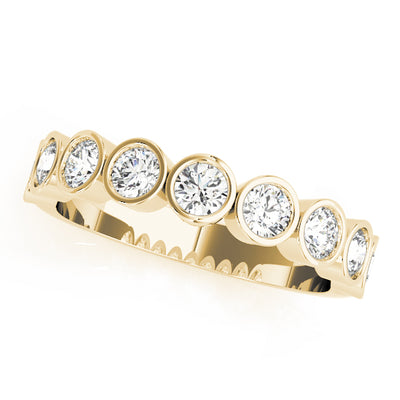 Bezel Diamond Wedding Rings
