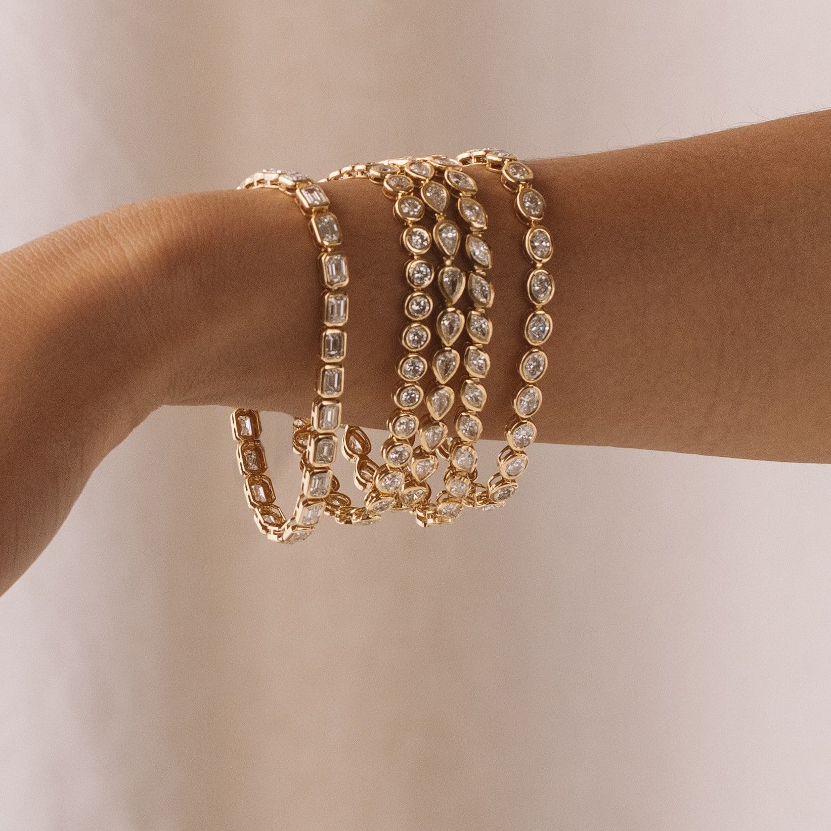 Lumina Marquise Bezel Diamond Bracelet