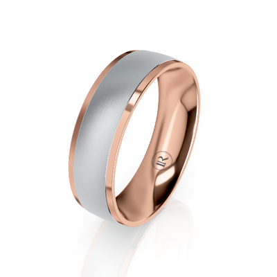 The Dunkirk Platinum & Gold Wedding Ring