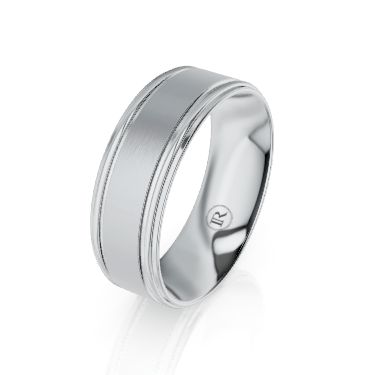The Maxwell Cobalt Chrome Wedding Ring