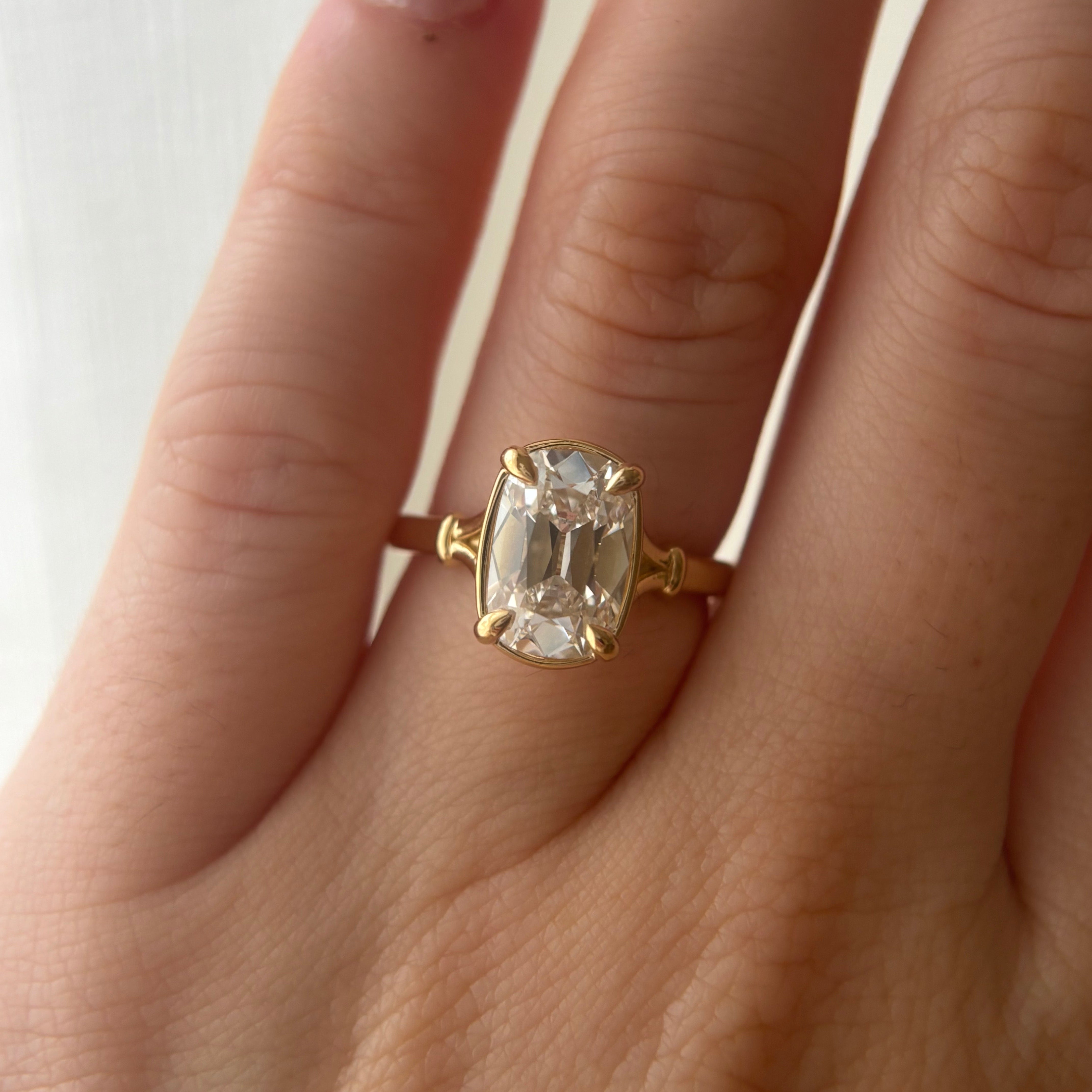 Georgia Bezel Engagement Ring Setting