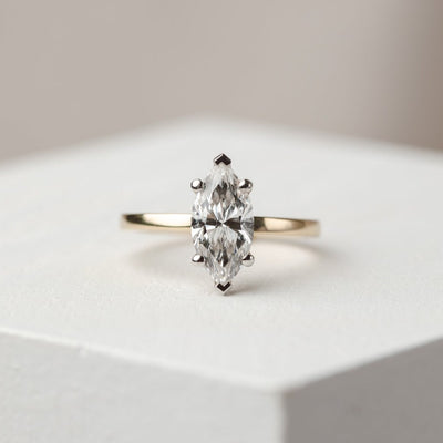 Noelle Marquise Diamond Engagement Ring Setting