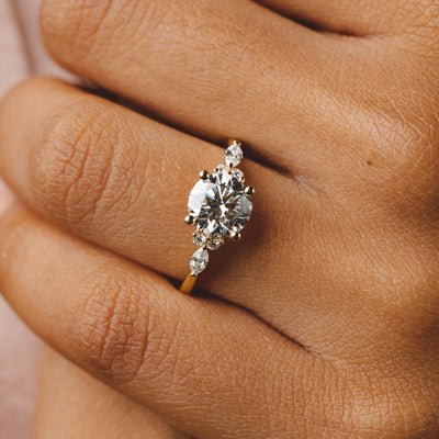 Willow Round Diamond Engagement Ring Setting