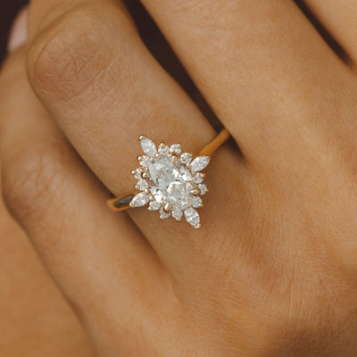 Felicity 1.20ct Oval Lab Grown Diamond Ring