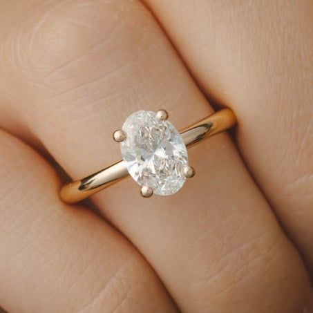 Lara Oval 1.55ct Lab Grown Diamond Ring
