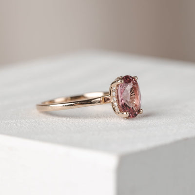 Pink Gemstone Engagement Rings 