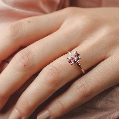 Noelle Pink Spinel Gemstone Engagement Ring