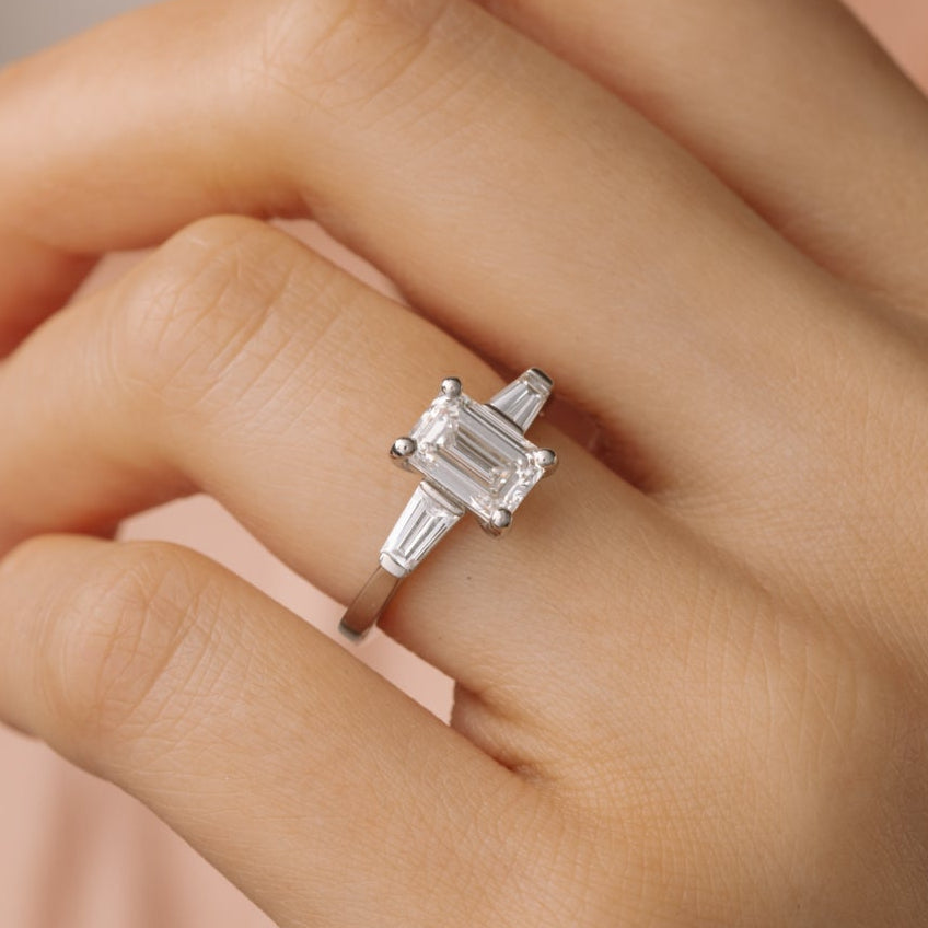 Grace Lab Grown Diamond Engagement Ring
