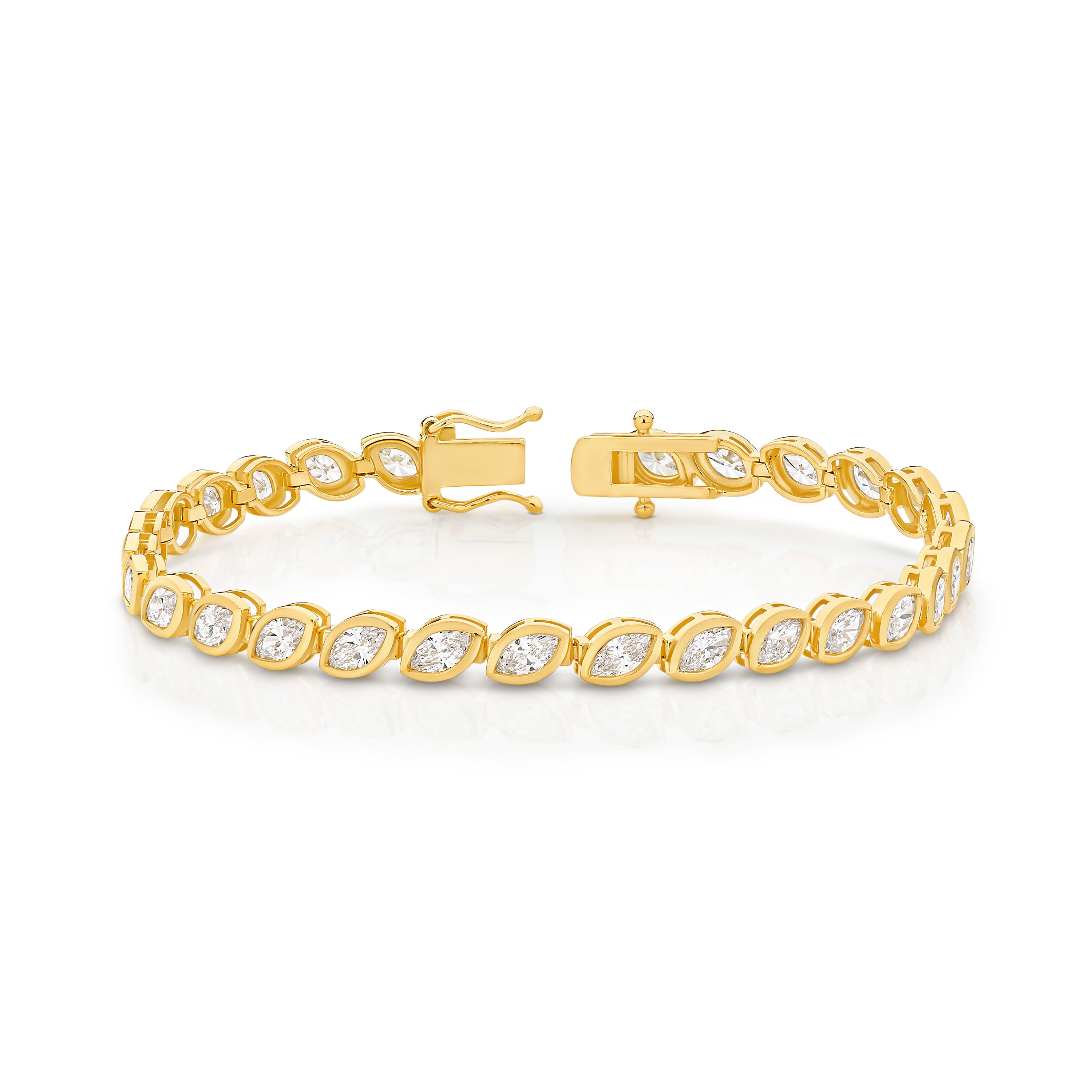 Lumina Marquise Bezel Diamond Bracelet