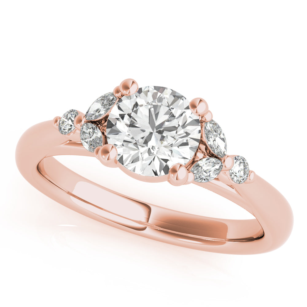 Blair Round Diamond Engagement Ring Setting