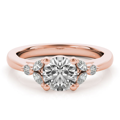 Blair Round Diamond Engagement Ring Setting