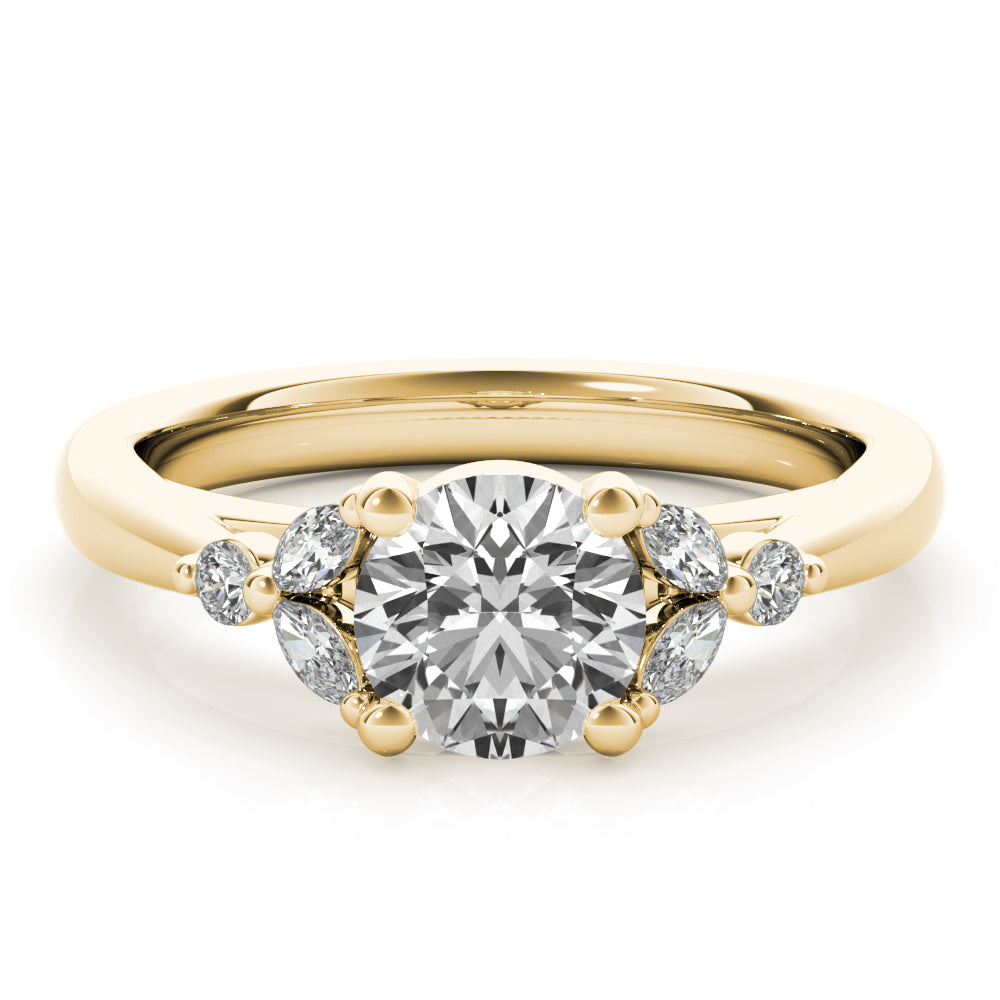 Blair Round Diamond Engagement Ring Setting