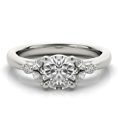 Blair Round Diamond Engagement Ring Setting