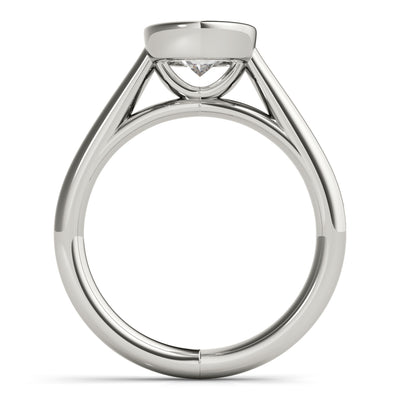 Oval Hannah Bezel Engagement Ring Setting