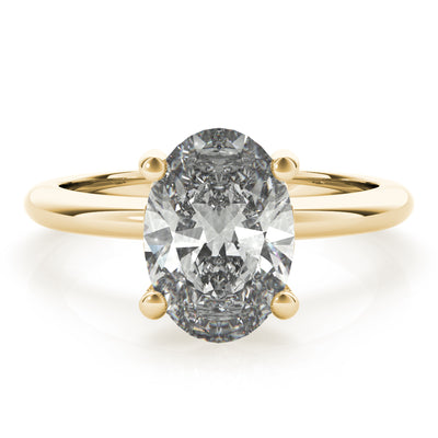 Alia Oval Diamond Engagement Ring Setting