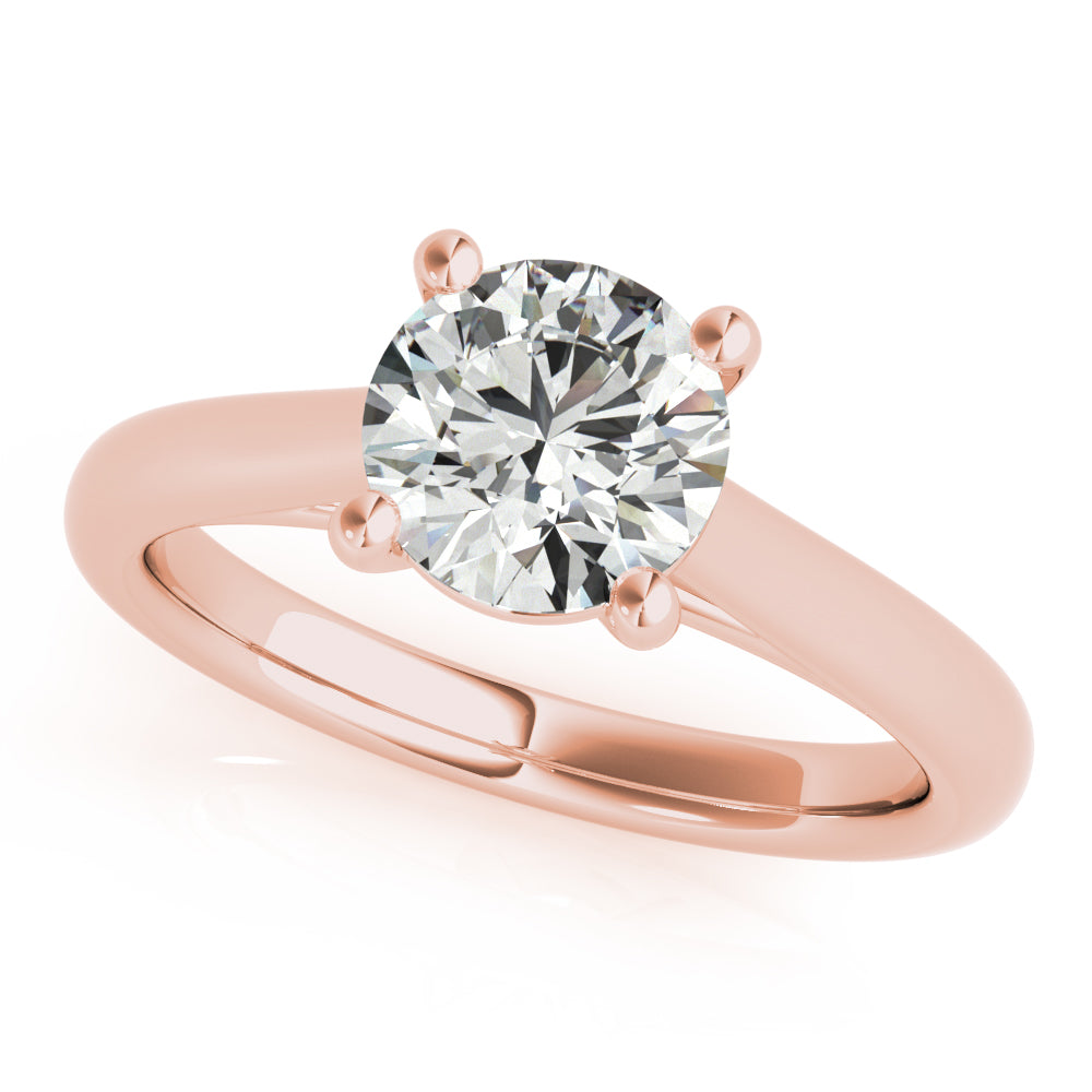 Hannah Round Solitaire Engagement Ring Setting