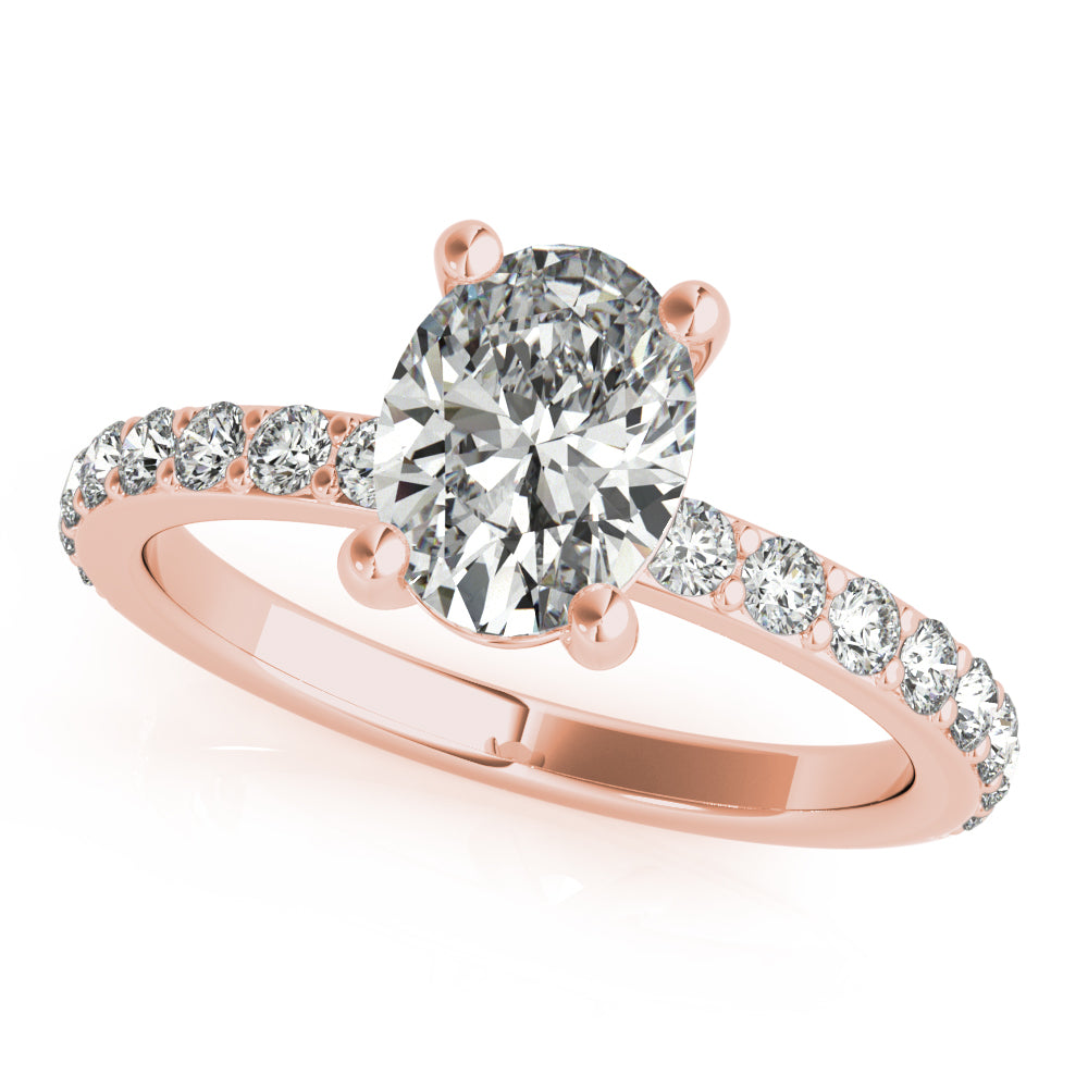 Allegra Oval Diamond Engagement Ring Setting