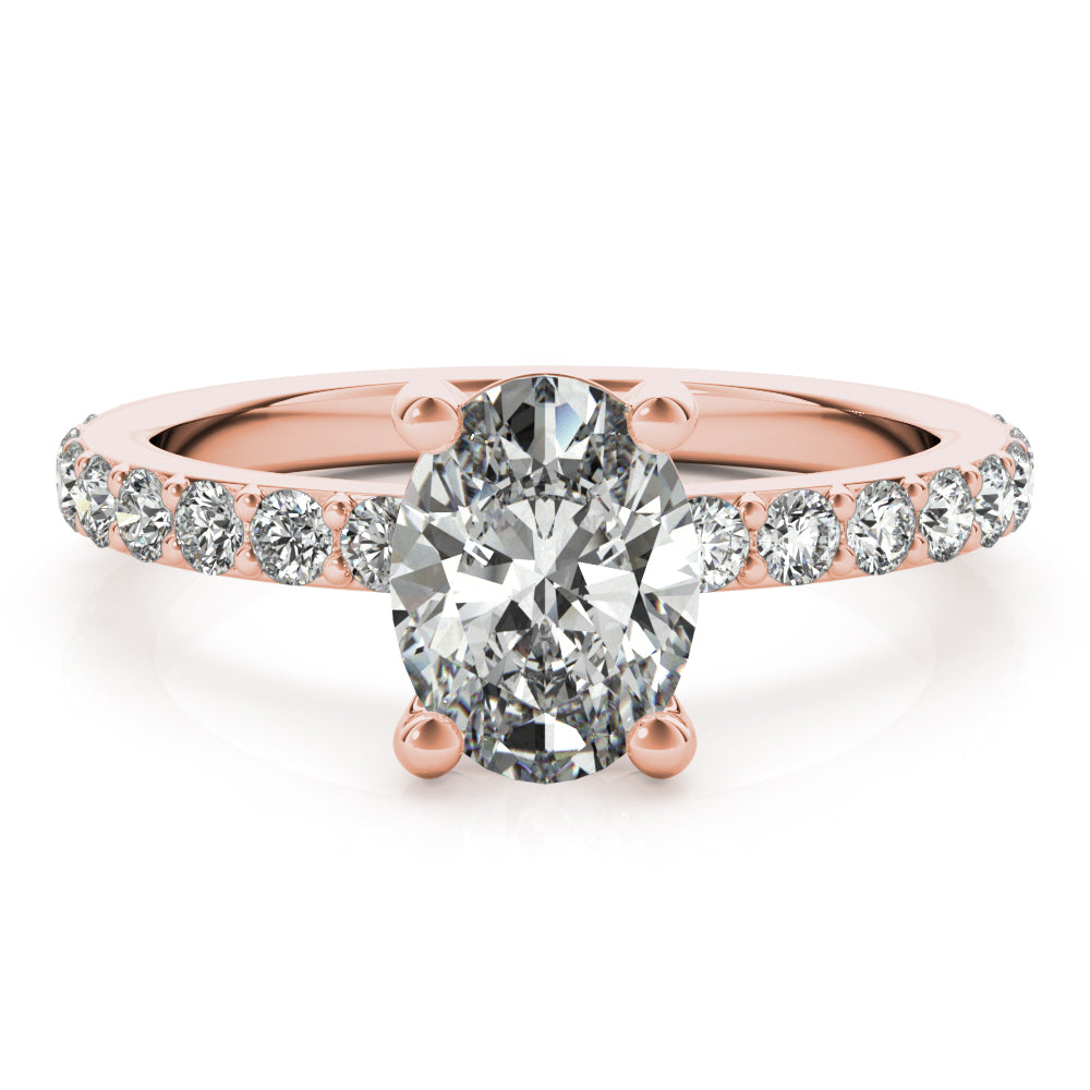 Allegra Oval Diamond Engagement Ring Setting