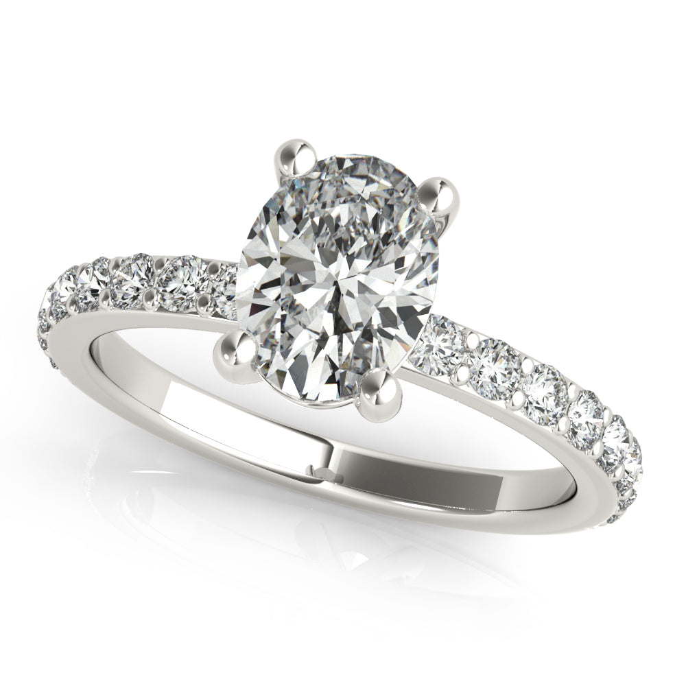 Allegra Oval Diamond Engagement Ring Setting