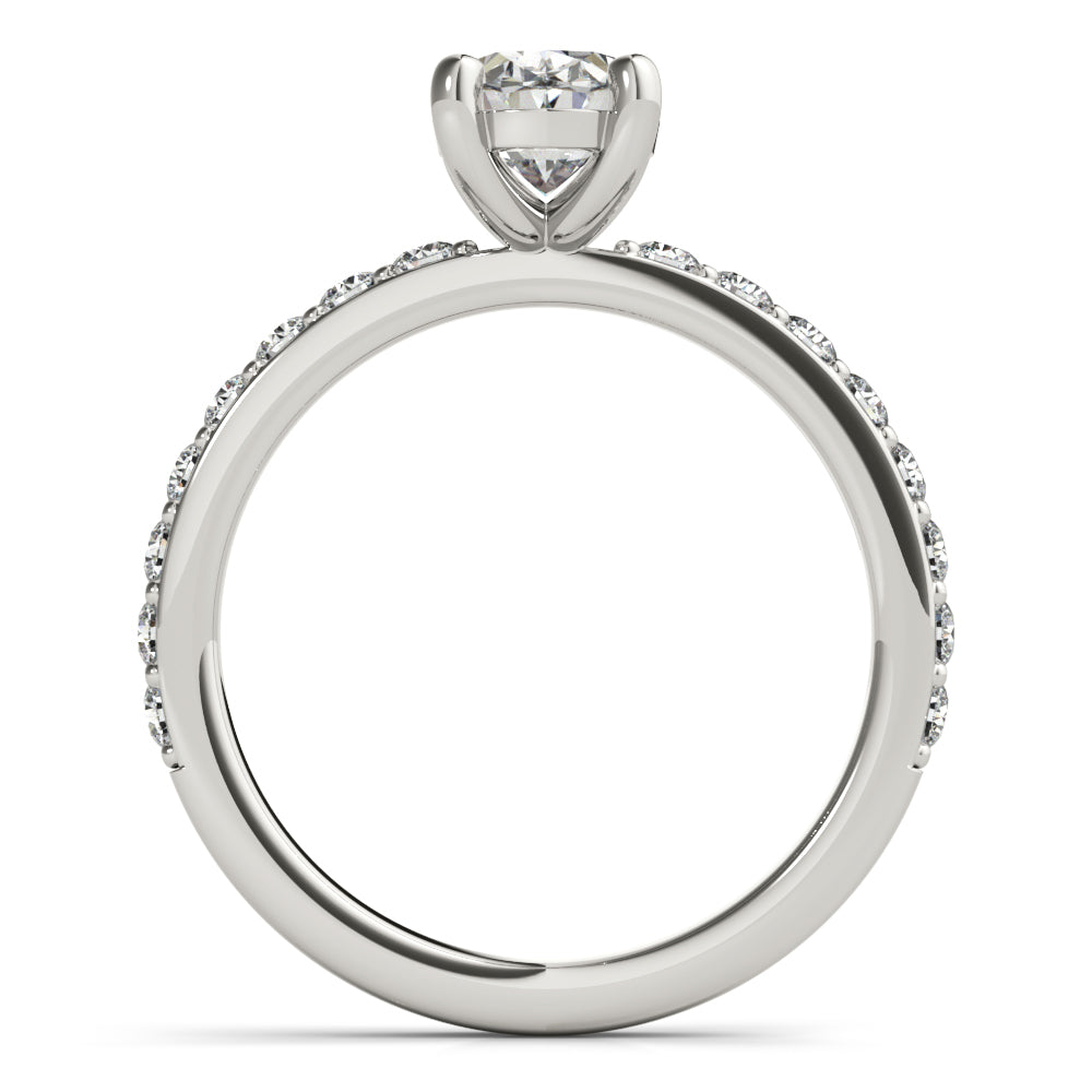 Allegra Oval Diamond Engagement Ring Setting