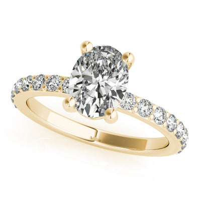 Allegra Oval Diamond Engagement Ring Setting