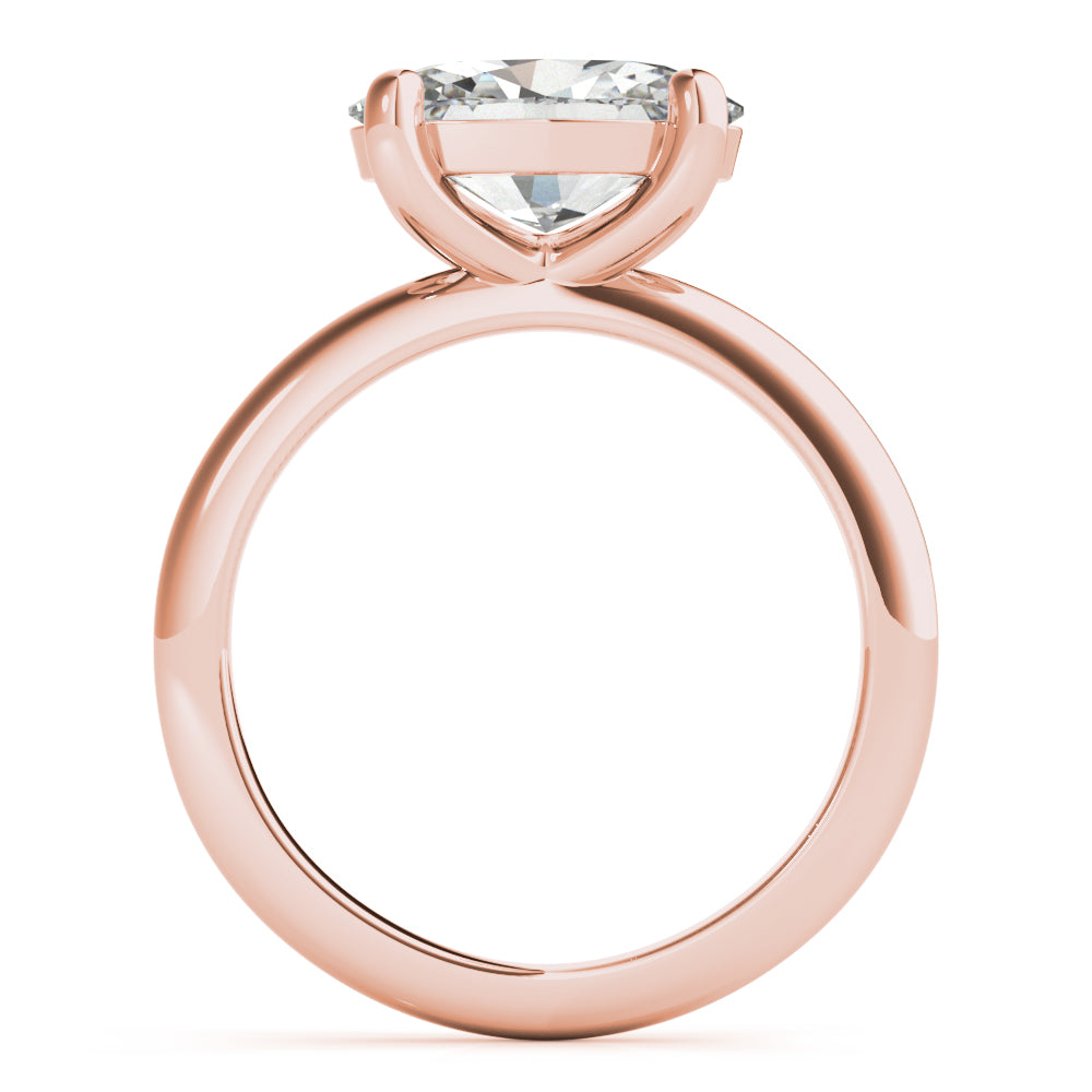 Lara East West Oval Diamond Engagement Ring Setting