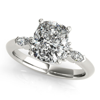 Cushion shape on sale engagement rings