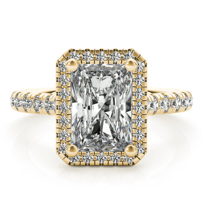 Harlow Radiant Diamond Engagement Ring Setting