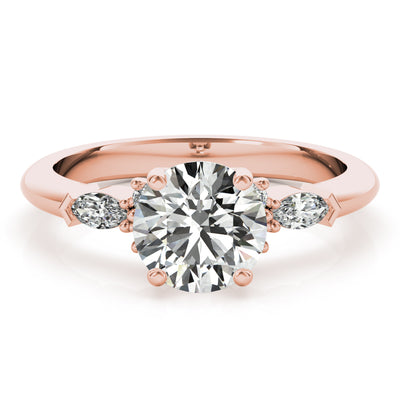Willow Round Diamond Engagement Ring Setting