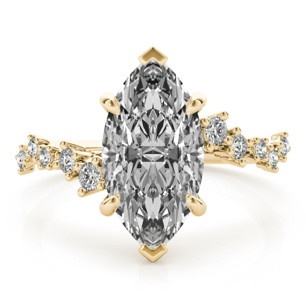 Ivy Split Shank Marquise