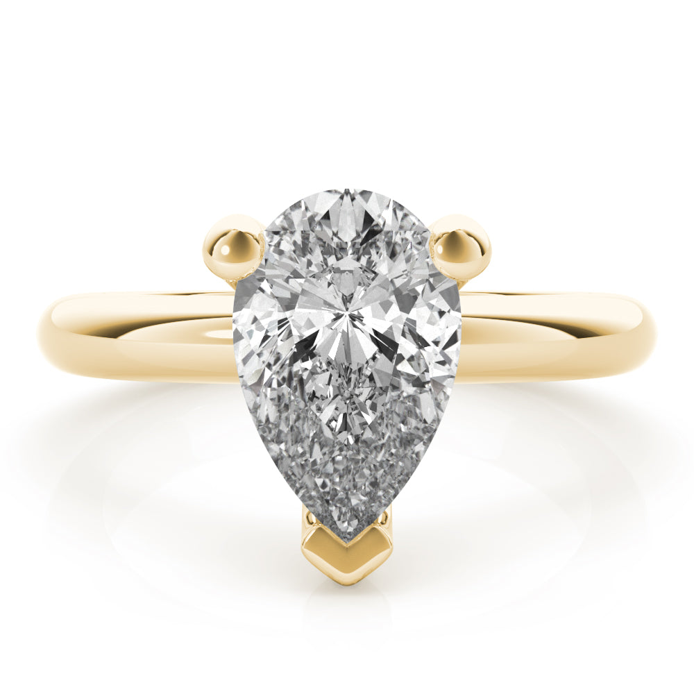Lara Pear Diamond Engagement Ring Setting
