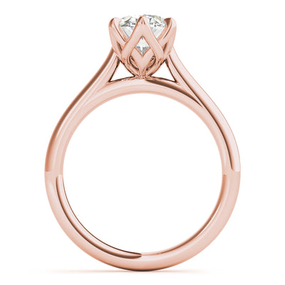 Peony Oval 6 Prong Solitaire Engagement Ring Setting