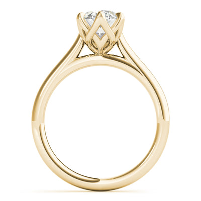 Peony Oval 6 Prong Solitaire Engagement Ring Setting