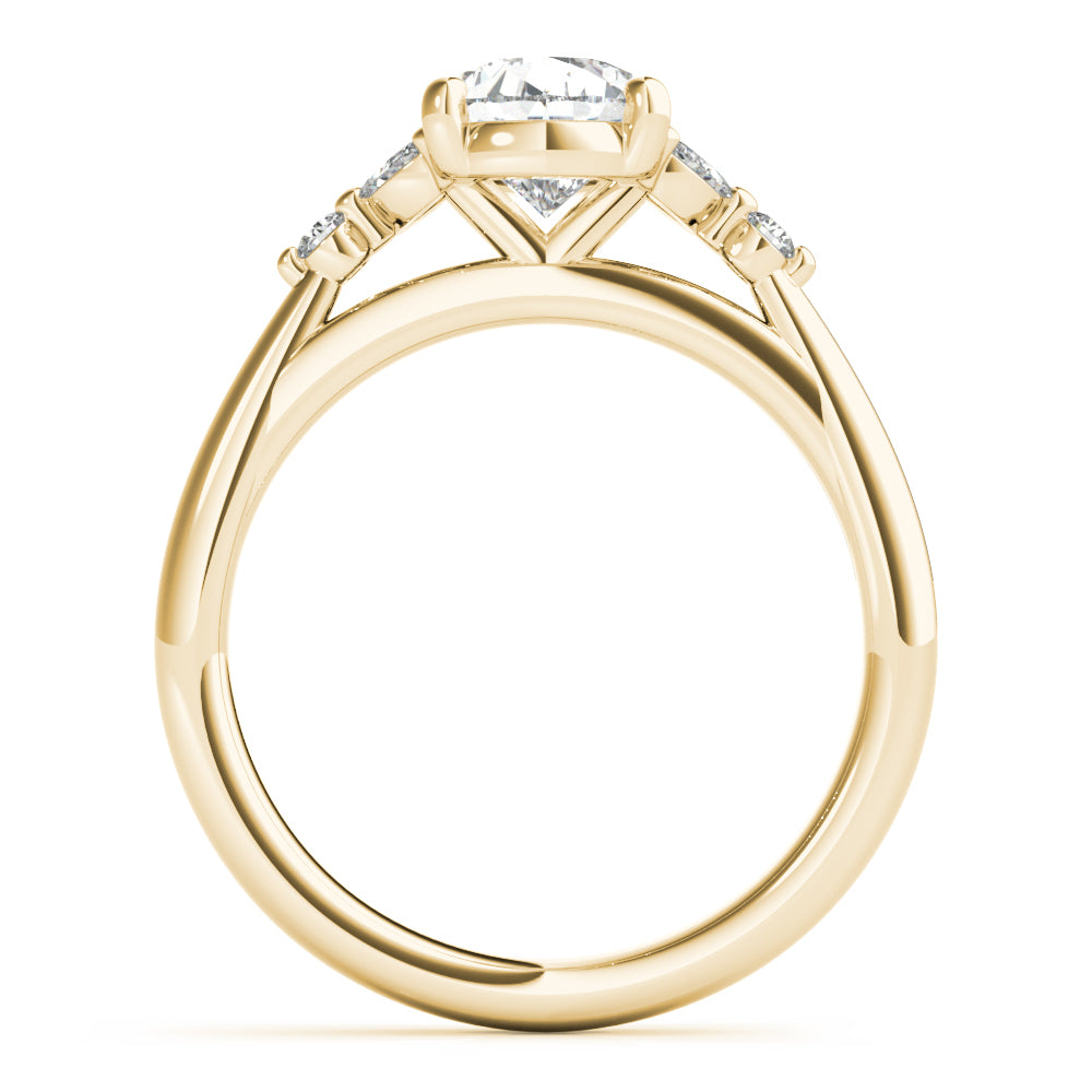 Blair Pear Diamond Engagement Ring Setting