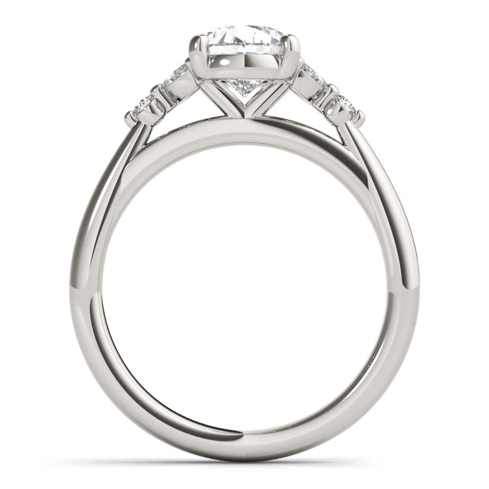 Blair Pear Diamond Engagement Ring Setting