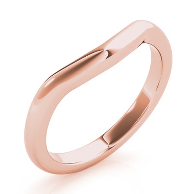 Women's Curved Classic Wedding Ring