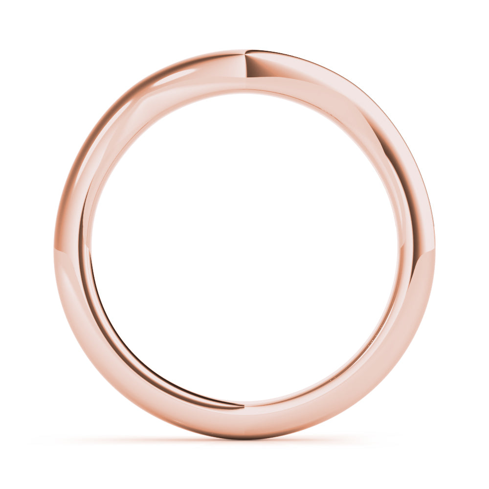 Women's Curved Classic Wedding Ring