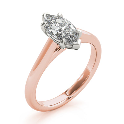 Hannah Marquise Solitaire Engagement Ring Setting