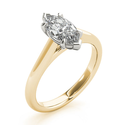 Hannah Marquise Solitaire Engagement Ring Setting