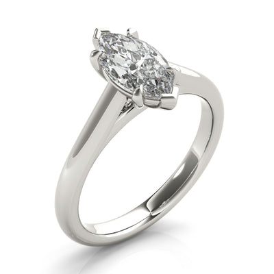 Hannah Marquise Solitaire Engagement Ring Setting