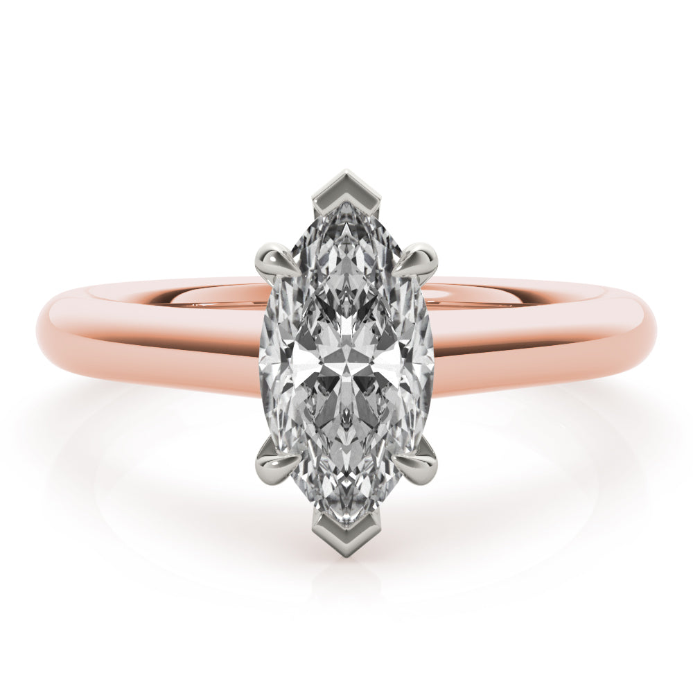 Hannah Marquise Solitaire Engagement Ring Setting