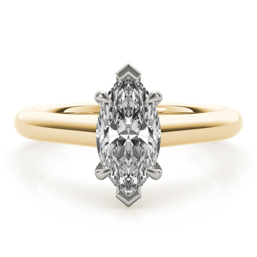 Hannah Marquise Solitaire Engagement Ring Setting