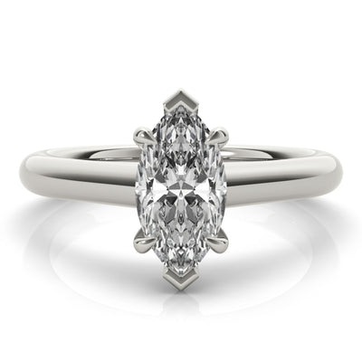 Hannah Marquise Solitaire Engagement Ring Setting