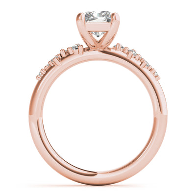 Ivy Radiant Diamond Engagement Ring Setting