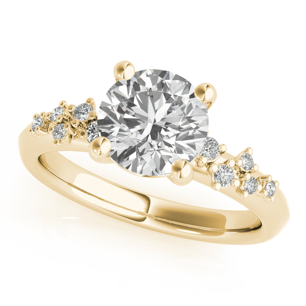 Ivy Round Diamond Engagement Ring Setting